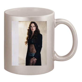 Eliza Dushku 11oz Metallic Silver Mug