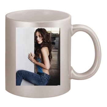 Eliza Dushku 11oz Metallic Silver Mug