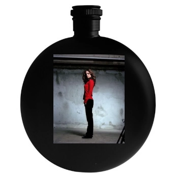 Eliza Dushku Round Flask