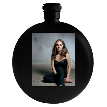 Eliza Dushku Round Flask