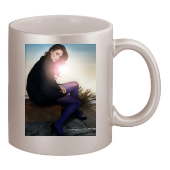 Emily Deschanel 11oz Metallic Silver Mug