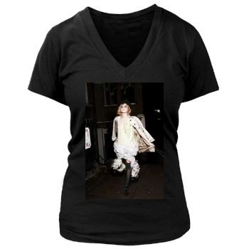 Emma Watson Women's Deep V-Neck TShirt