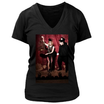 Emma Watson Women's Deep V-Neck TShirt