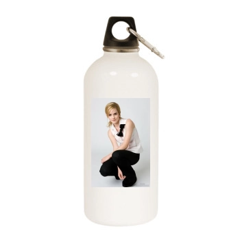 Emma Watson White Water Bottle With Carabiner