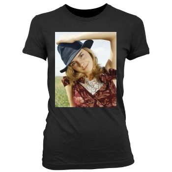 Emma Watson Women's Junior Cut Crewneck T-Shirt