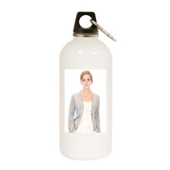 Emma Watson White Water Bottle With Carabiner