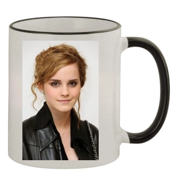 Emma Watson 11oz Colored Rim & Handle Mug