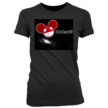 Deadmau5 Women's Junior Cut Crewneck T-Shirt