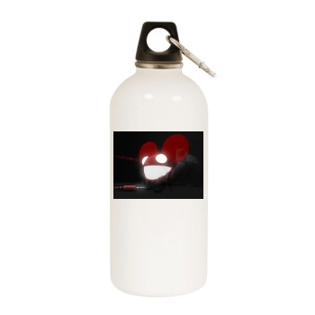 Deadmau5 White Water Bottle With Carabiner