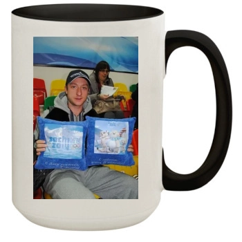 Evgeni Plushenko 15oz Colored Inner & Handle Mug