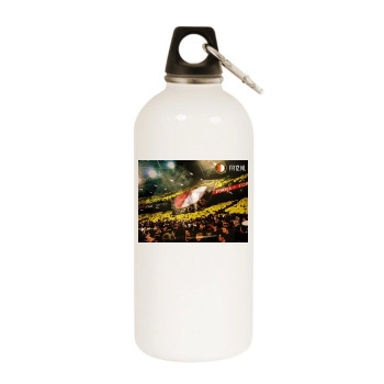 Feyenoord White Water Bottle With Carabiner