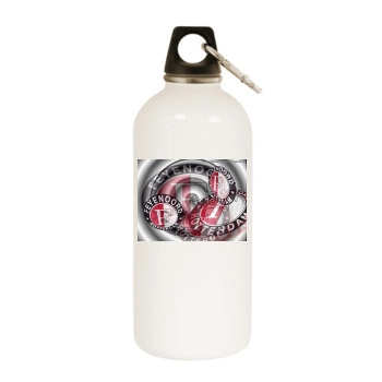 Feyenoord White Water Bottle With Carabiner
