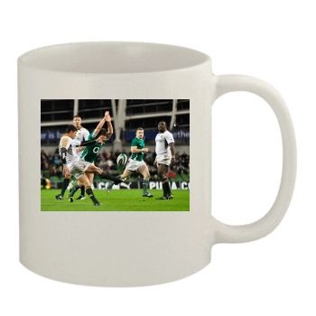 Irish Rugby 11oz White Mug