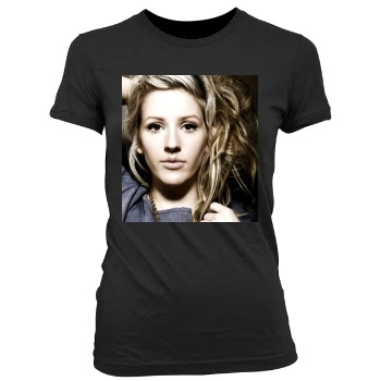 Ellie Goulding Women's Junior Cut Crewneck T-Shirt