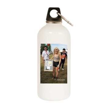 Ellie Goulding White Water Bottle With Carabiner