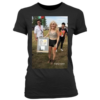 Ellie Goulding Women's Junior Cut Crewneck T-Shirt