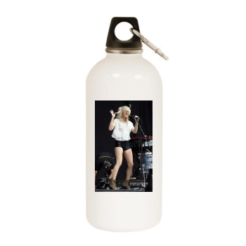 Ellie Goulding White Water Bottle With Carabiner