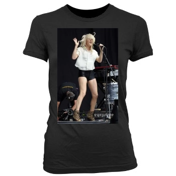 Ellie Goulding Women's Junior Cut Crewneck T-Shirt