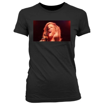 Ellie Goulding Women's Junior Cut Crewneck T-Shirt