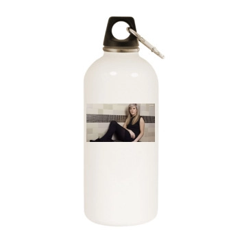 Ellie Goulding White Water Bottle With Carabiner