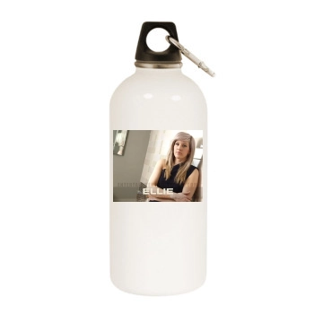 Ellie Goulding White Water Bottle With Carabiner