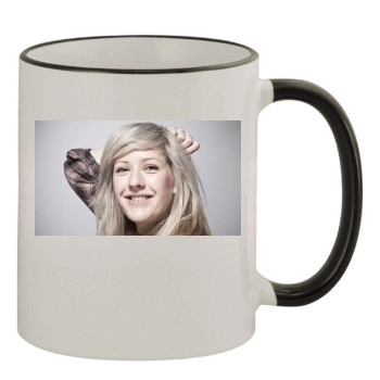 Ellie Goulding 11oz Colored Rim & Handle Mug