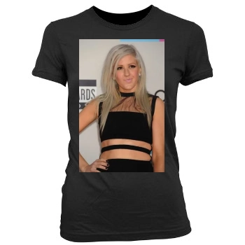 Ellie Goulding Women's Junior Cut Crewneck T-Shirt