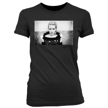 Ellie Goulding Women's Junior Cut Crewneck T-Shirt