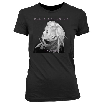 Ellie Goulding Women's Junior Cut Crewneck T-Shirt