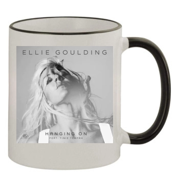 Ellie Goulding 11oz Colored Rim & Handle Mug