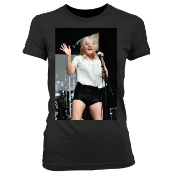 Ellie Goulding Women's Junior Cut Crewneck T-Shirt