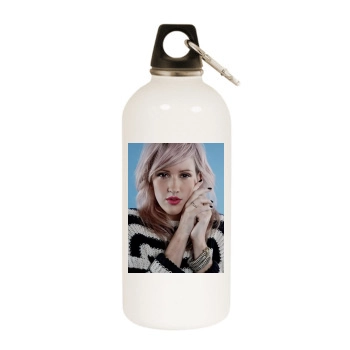 Ellie Goulding White Water Bottle With Carabiner