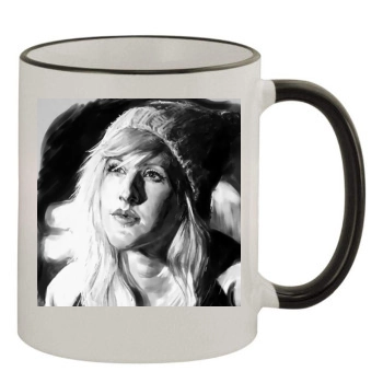 Ellie Goulding 11oz Colored Rim & Handle Mug