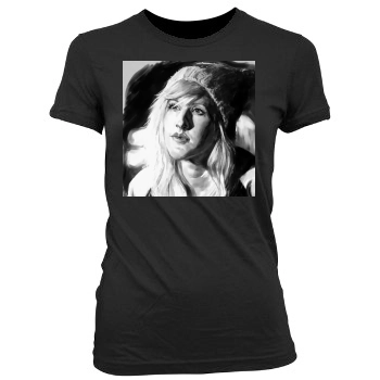 Ellie Goulding Women's Junior Cut Crewneck T-Shirt