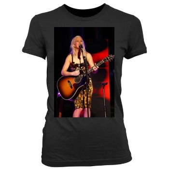 Ellie Goulding Women's Junior Cut Crewneck T-Shirt