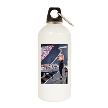 Ellie Goulding White Water Bottle With Carabiner