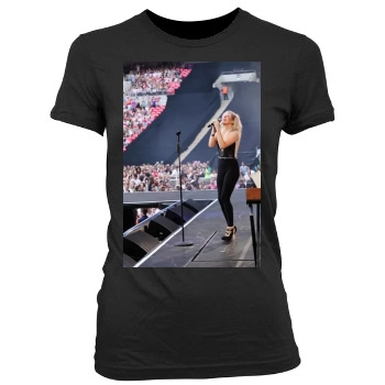 Ellie Goulding Women's Junior Cut Crewneck T-Shirt