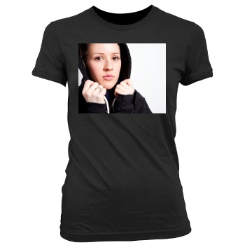 Ellie Goulding Women's Junior Cut Crewneck T-Shirt