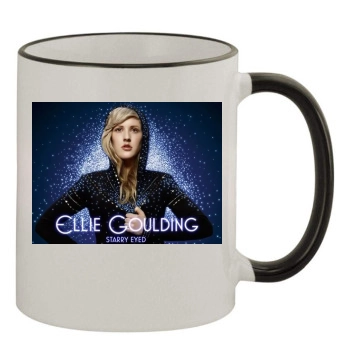 Ellie Goulding 11oz Colored Rim & Handle Mug