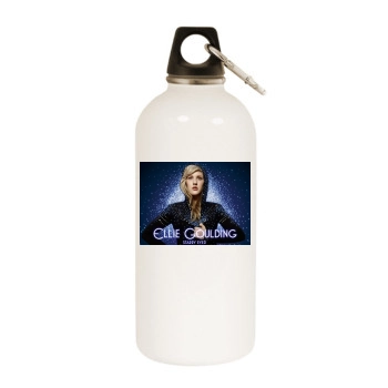 Ellie Goulding White Water Bottle With Carabiner