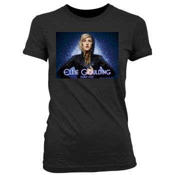 Ellie Goulding Women's Junior Cut Crewneck T-Shirt