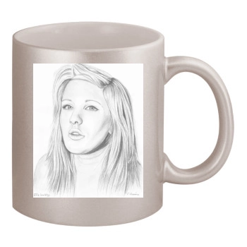 Ellie Goulding 11oz Metallic Silver Mug