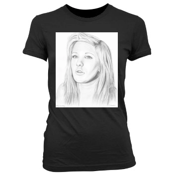 Ellie Goulding Women's Junior Cut Crewneck T-Shirt