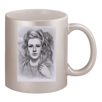 Ellie Goulding 11oz Metallic Silver Mug