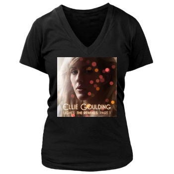 Ellie Goulding Women's Deep V-Neck TShirt