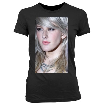 Ellie Goulding Women's Junior Cut Crewneck T-Shirt