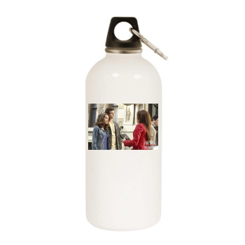 Beau Mirchoff White Water Bottle With Carabiner