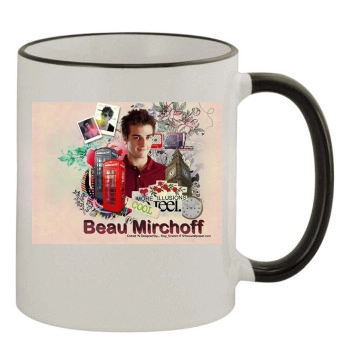 Beau Mirchoff 11oz Colored Rim & Handle Mug