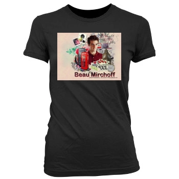 Beau Mirchoff Women's Junior Cut Crewneck T-Shirt