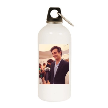 Beau Mirchoff White Water Bottle With Carabiner
